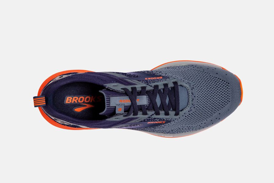 Brooks Ricochet 3 Road Running Shoes Mens - Grey/Orange - TXENU-2918